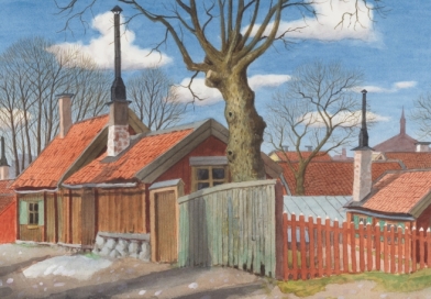 Oskar Bergmans målningar ställs ut på Thielska galleriet